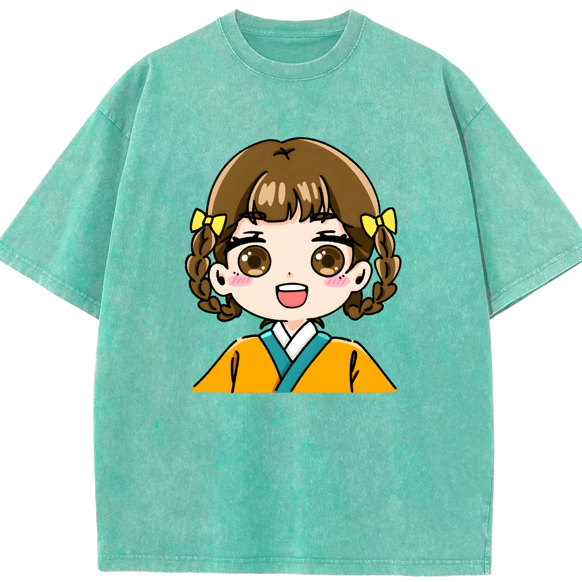 （画像用） 薬屋のひとりごと The Apothecary Diaries 綿100% ヴィンテージ風 半袖Tシャツ（フロントプリント）
